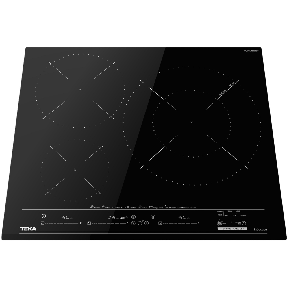 ENCIMERA TEKA INDUCCION IZC63632MPT 3 ZONAS (1 ZONA XL 32 cm) 8 FUNCIONES DIRECTAS Y FUNCION ESPECIAL PAELLAS