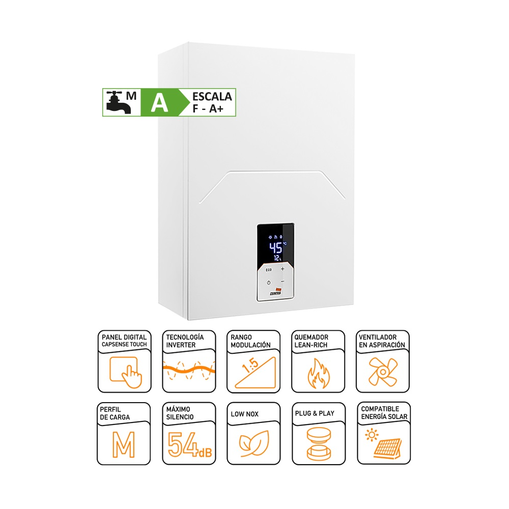 CALENTADOR COINTRA 10 L. ESTANCO  GAS BUTANO LOW NOX  (KIT SALIDA DE GASES INCLUIDO)