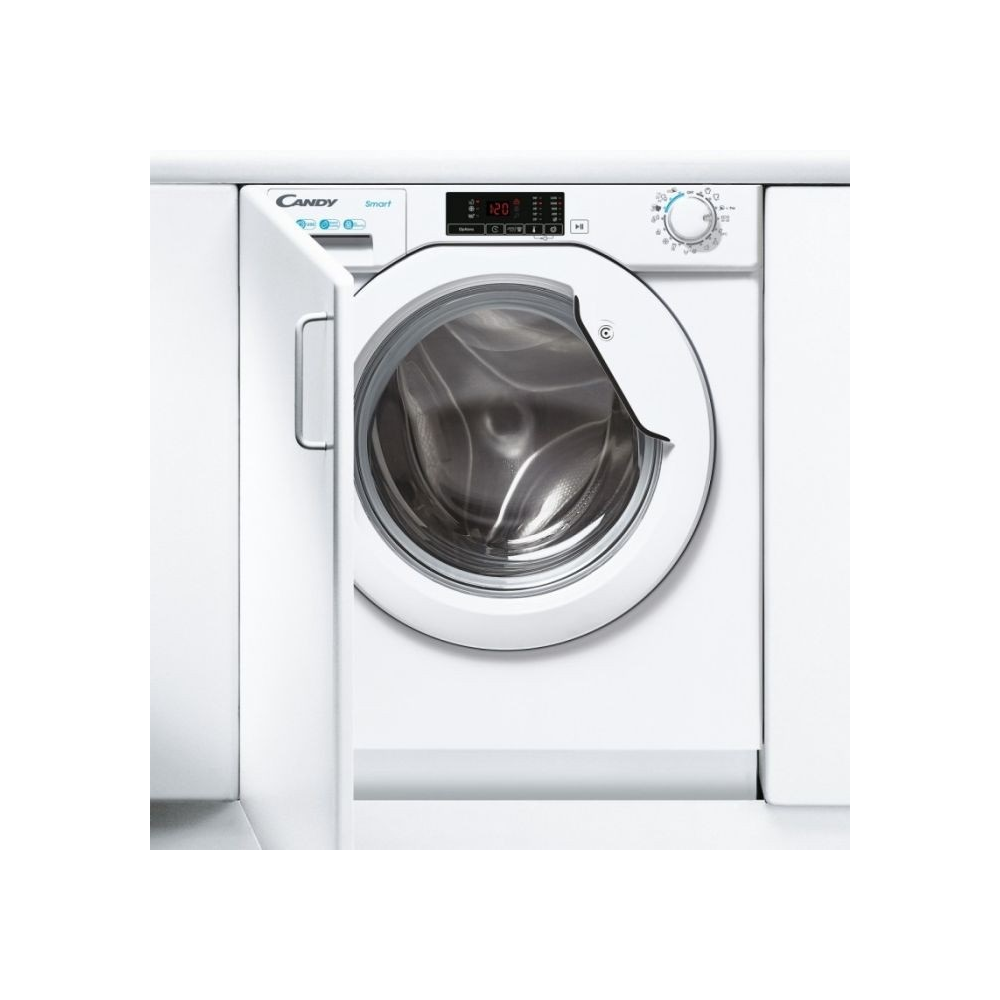 LAVADORA CANDY INTEGRABLE 7 KG. 1200 RPM CLASE-D DISPLAY DIGITAL TACTIL, 16 PROGRAMAS