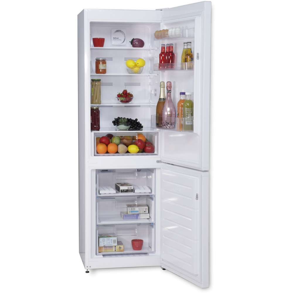 FRIGORIFICO ROMMER COMBI 186 x 60 CLASE-E NF BLANCO MULTI FROST