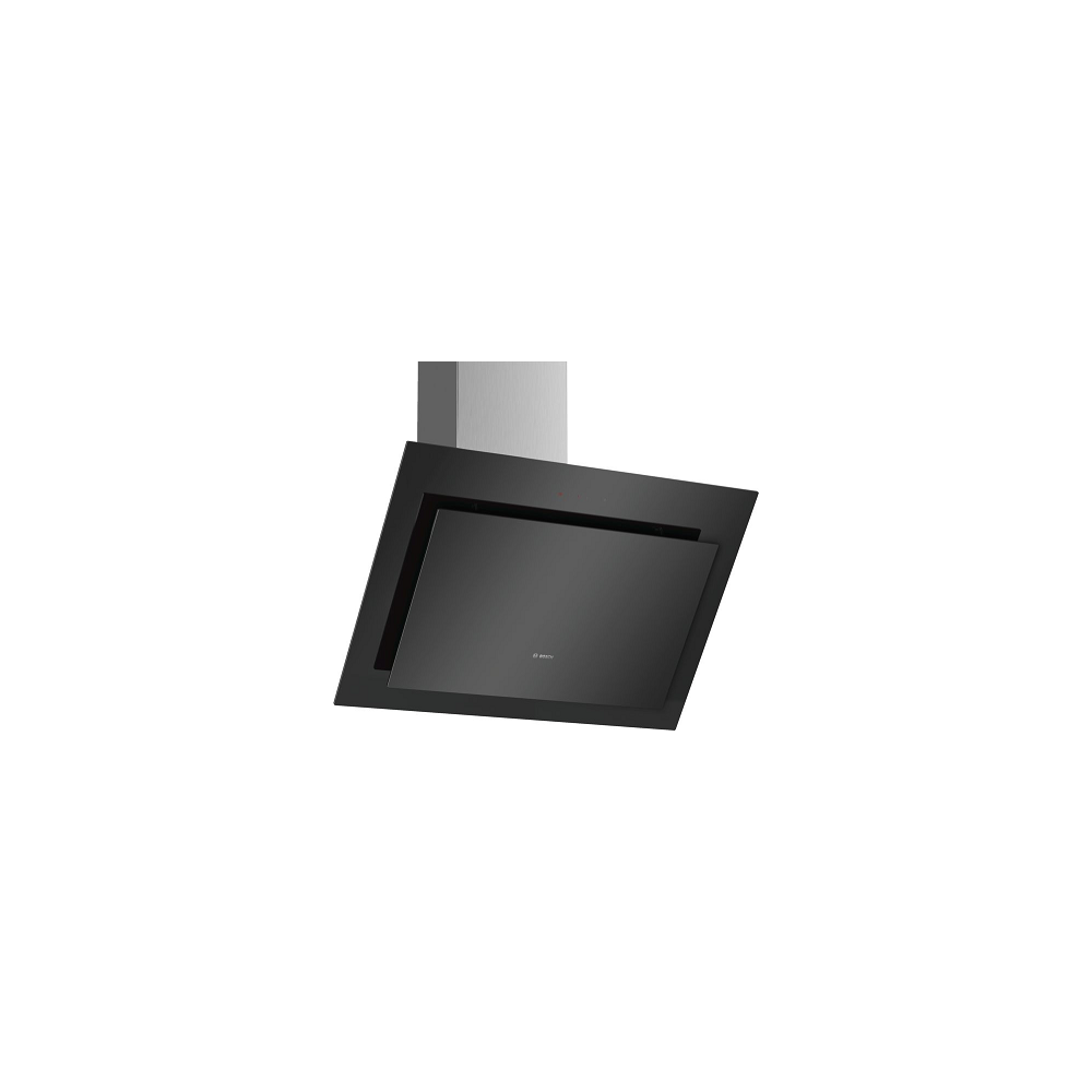 CAMPANA BOSCH DECORATIVA INCLINADA A 80 CM  680 m3/h TOUCH CONTROL CRISTAL NEGRO