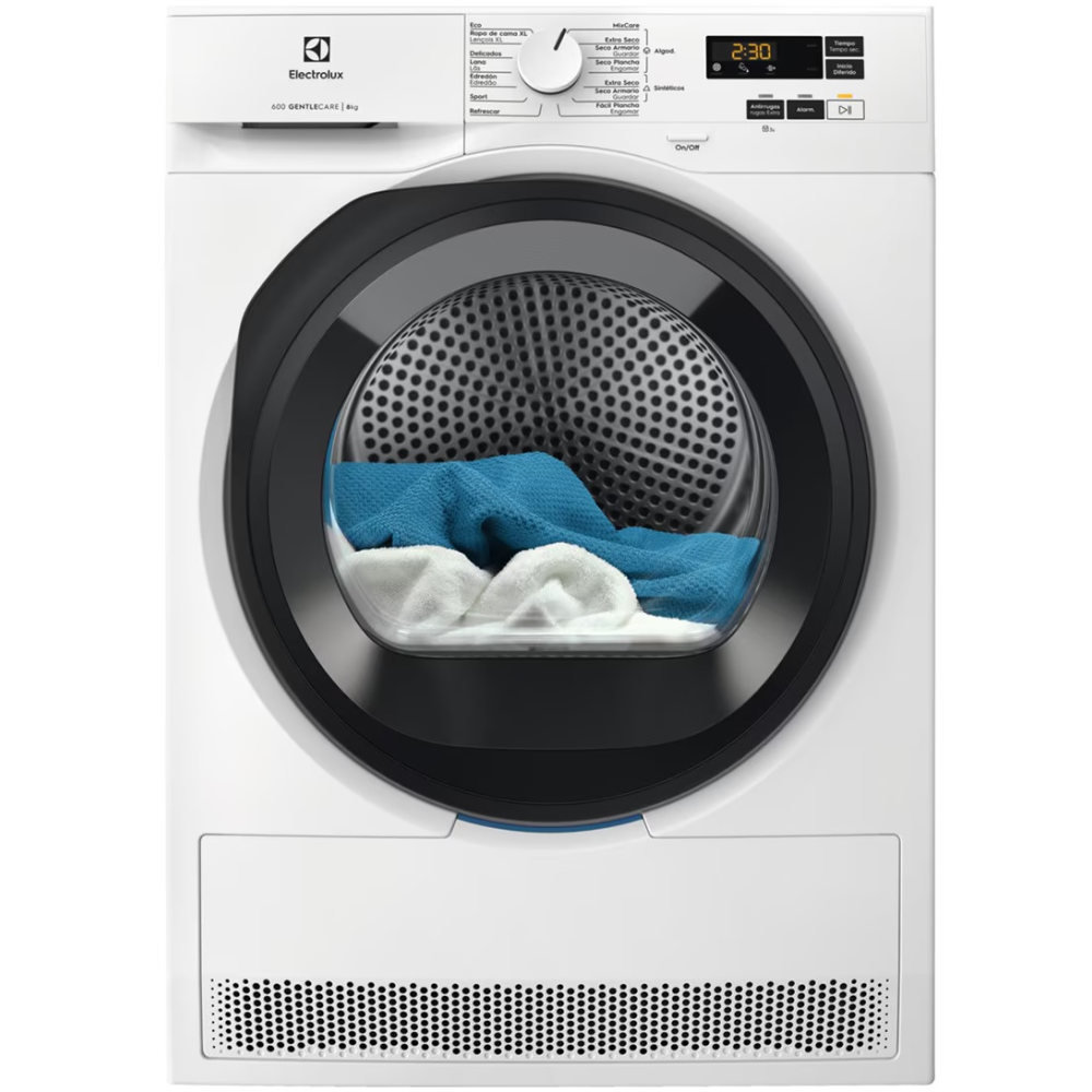 SECADORA ELECTROLUX 8 KG BOMBA DE CALOR A+++ SENSICARE ECOFLOW