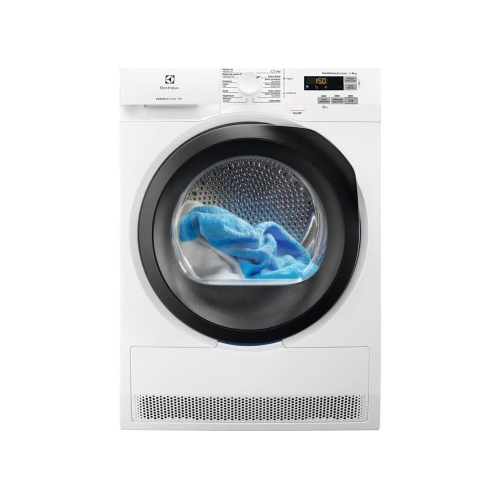 SECADORA ELECTROLUX BOMBA CALOR 8 KG A+++ DISPLAY LED SERIE PERFECTCARE 700