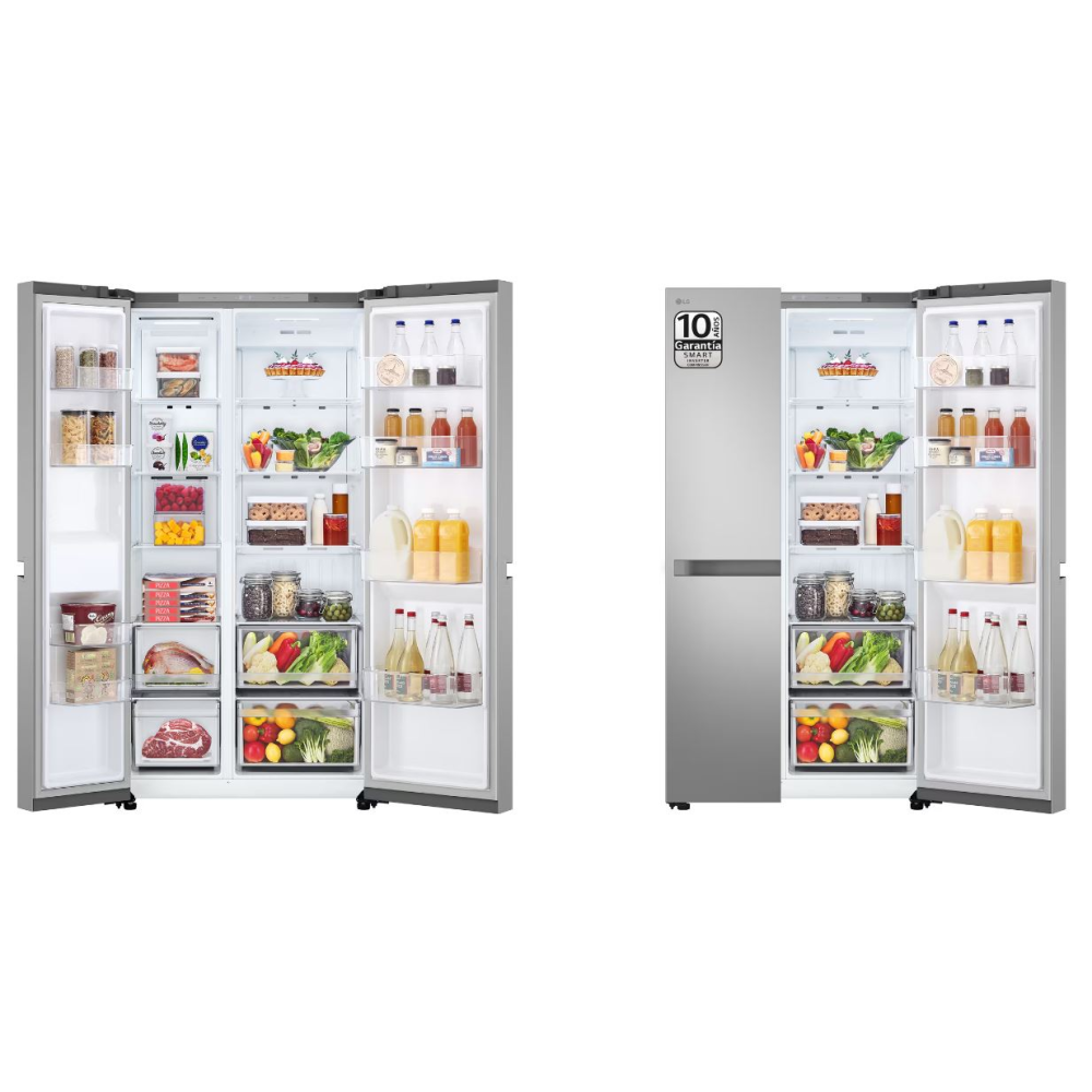 FRIGORIFICO LG SIDE BY SIDE CLASE-E 1790 x 913 mm, 634L, INOX ANTIHUELLAS, INVERTER (10 a garantÃ­a), LINEAR C