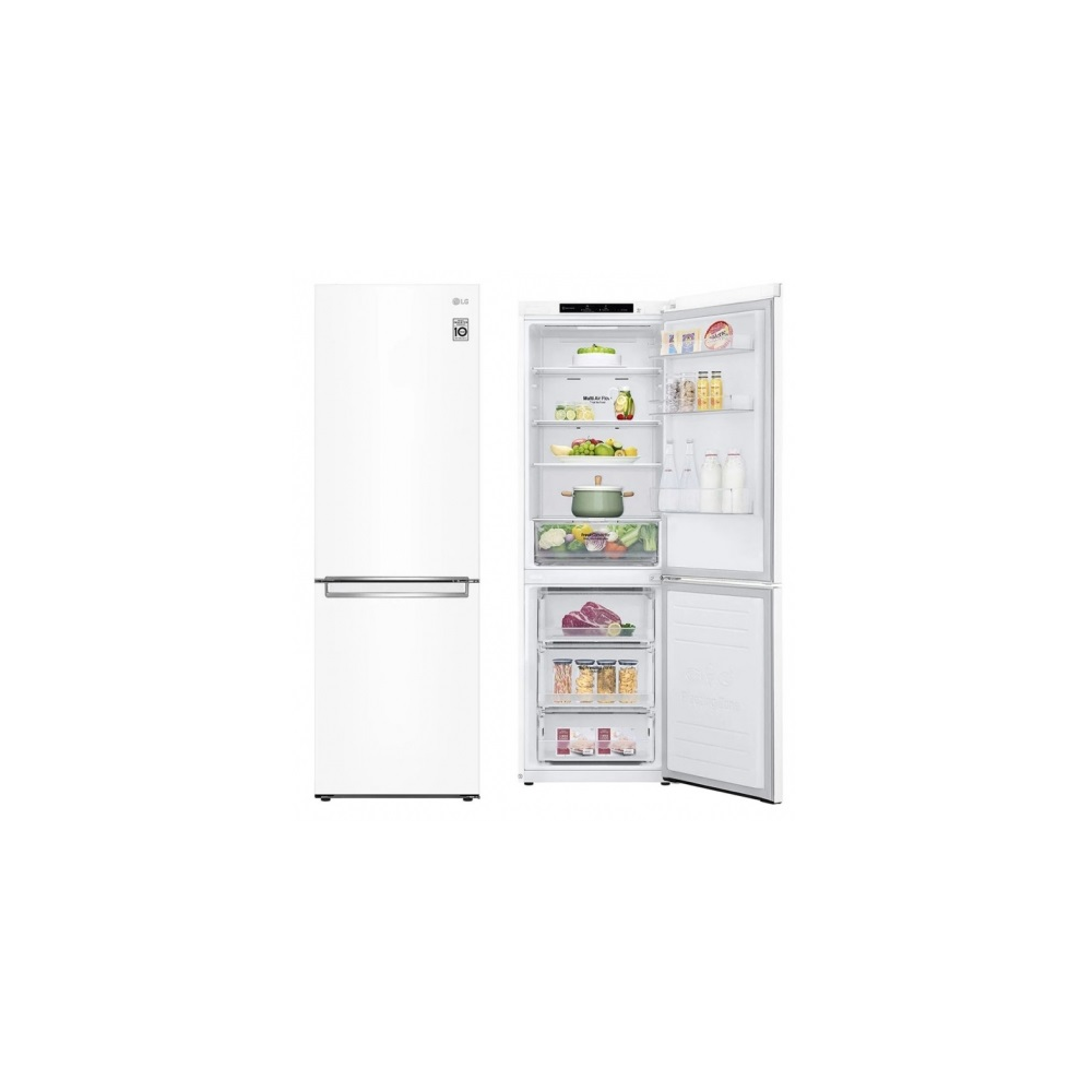 FRIGORIFICO LG COMBI 186 x 60 CLASE-D NF BLANCO MOTOR INVERTER (10 A MOTOR)