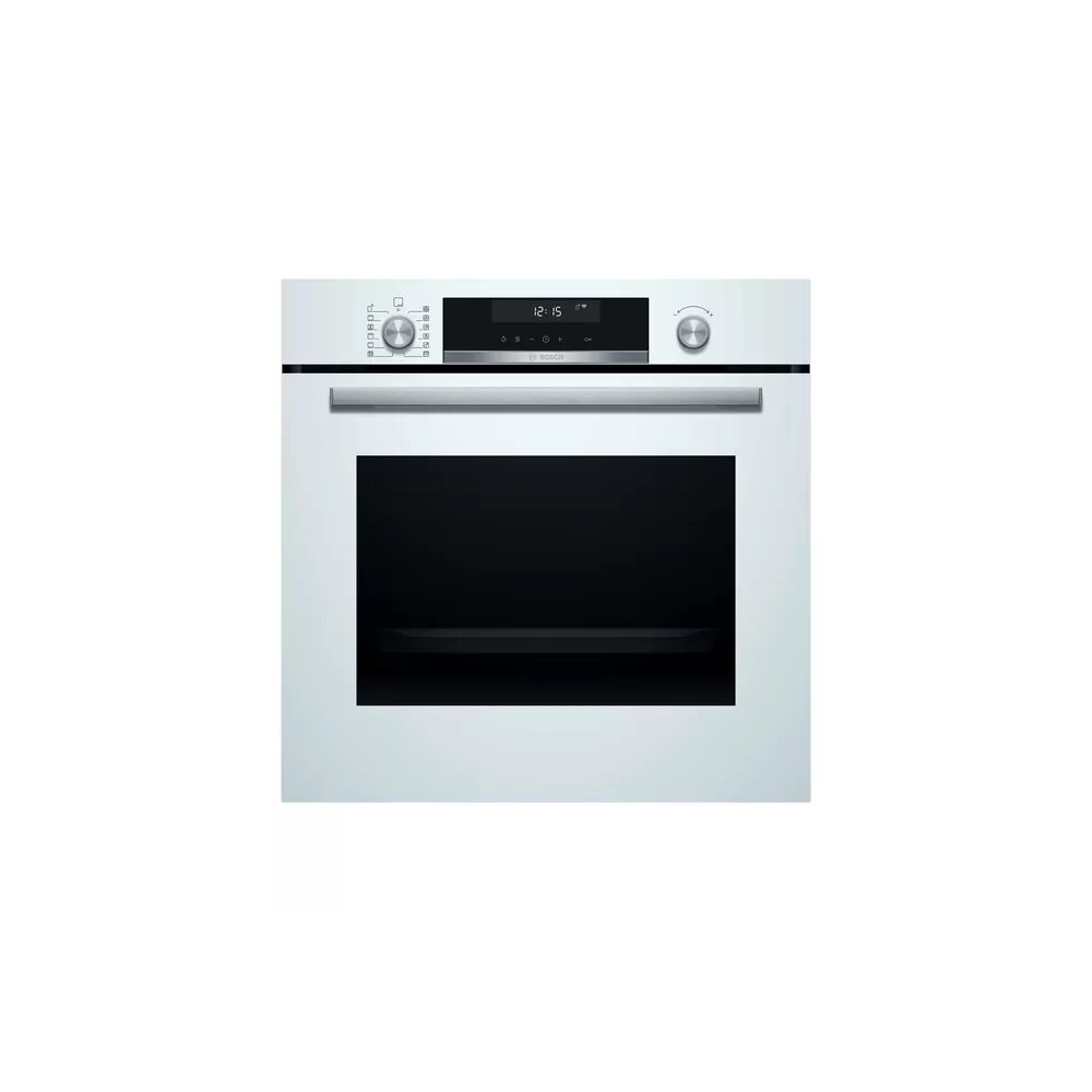 HORNO BOSCH MULTIFUNCION PIROLITICO ABATIBLE CRISTAL BLANCO 1 GUIA
