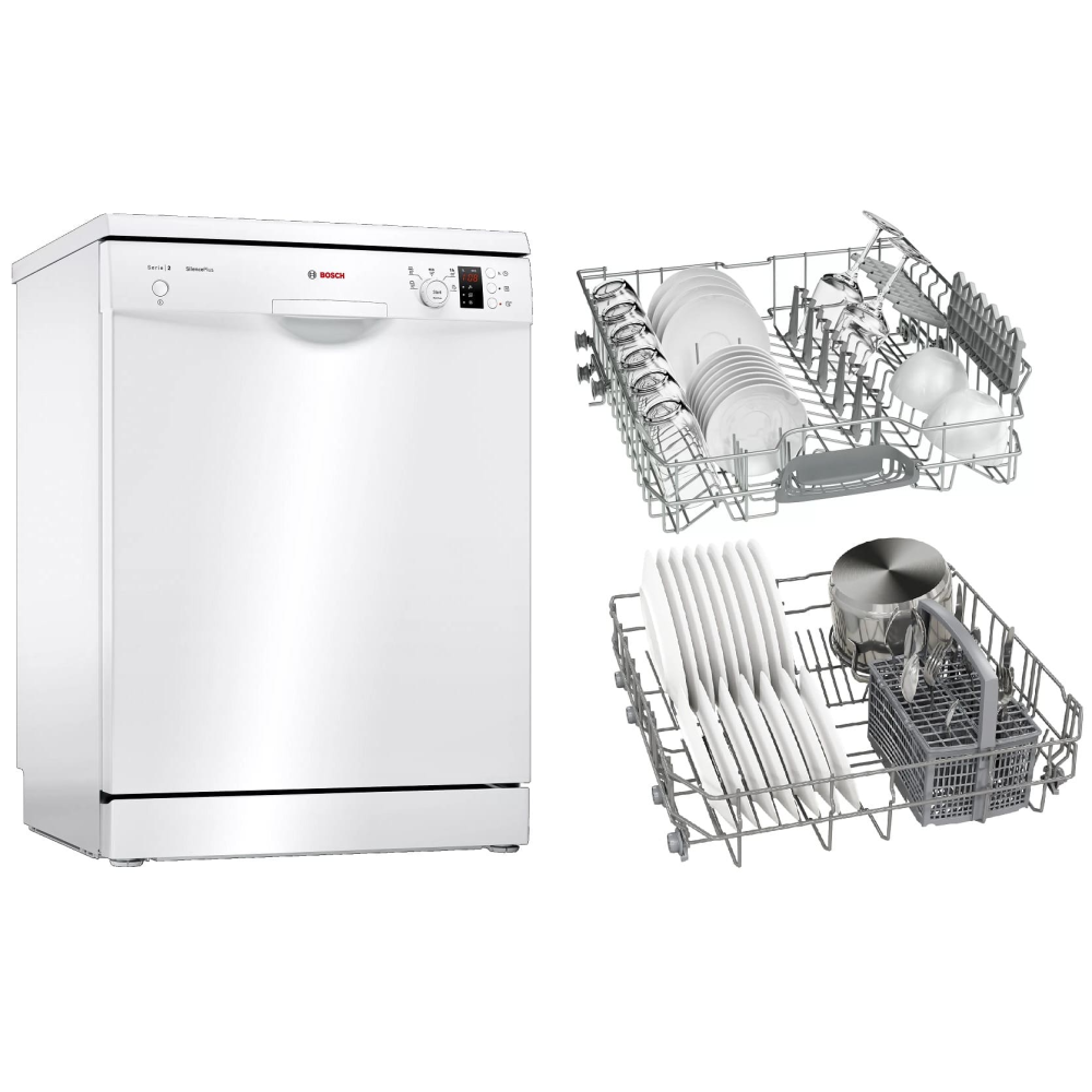 LAVAVAJILLAS BOSCH CLASE-E BLANCO 12 CUB MEDIA CARGA DISPLAY (10 A cuba)