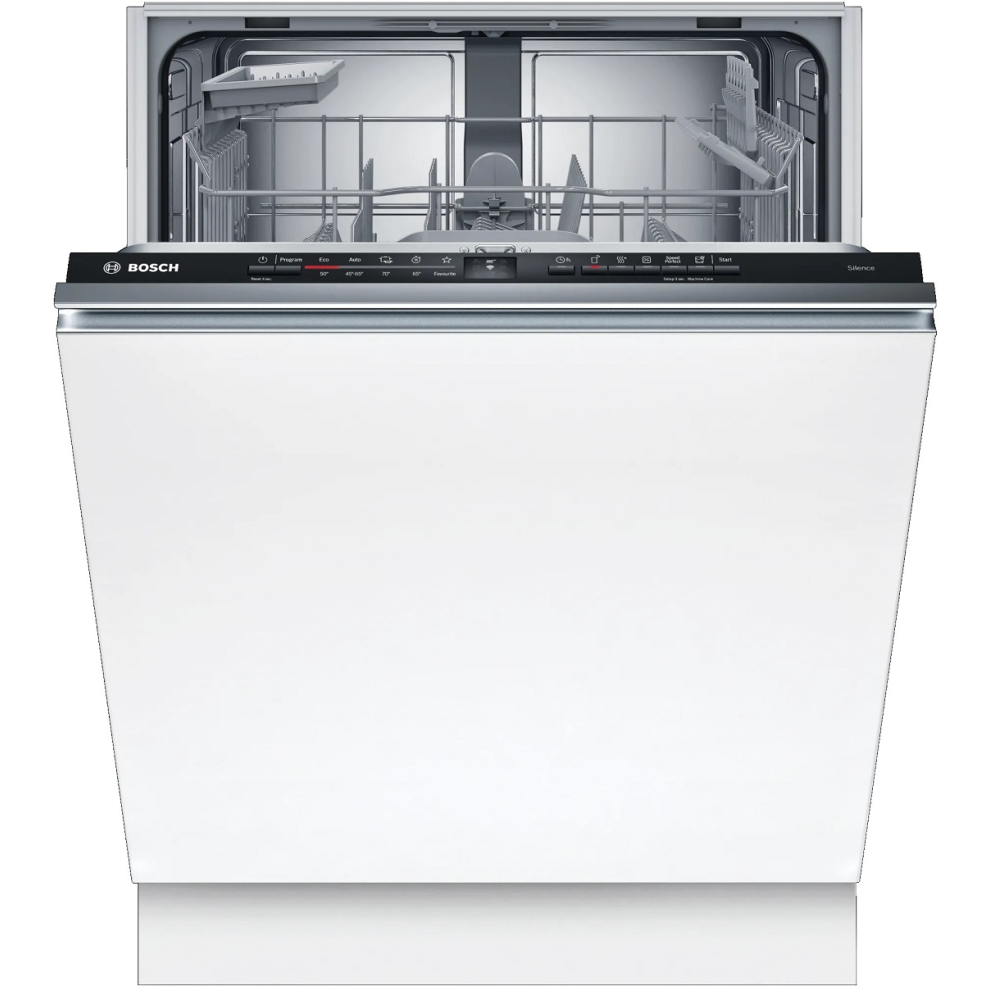 LAVAVAJILLAS BOSCH INTEGRABLE TOTAL CLASE-E 12 cub. NEGRO  Limpieza cuba 2.0. FunciÃ³n VarioSpeedPlus HC INFOL