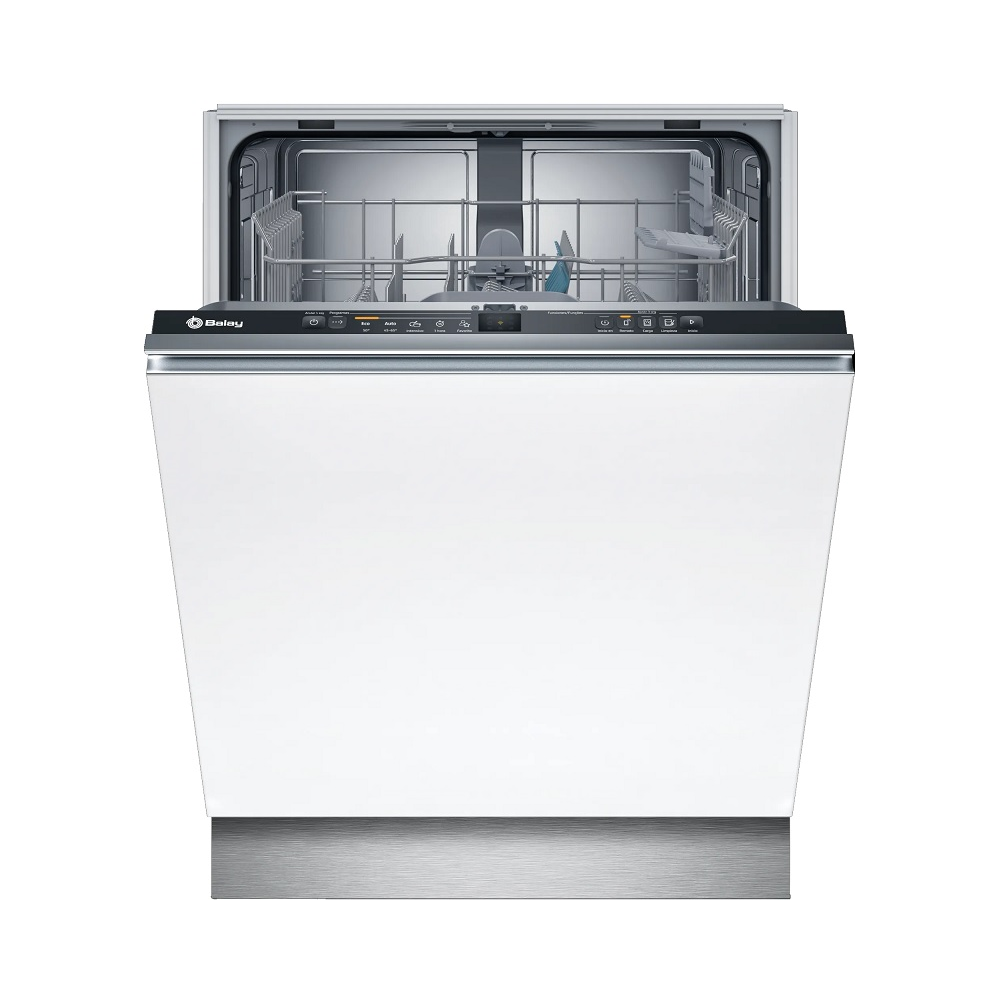 LAVAVAJILLAS BALAY INTEGRABLE TOTAL CLASE-E 12 CUB. HC 1/2 CARGA NEGRO