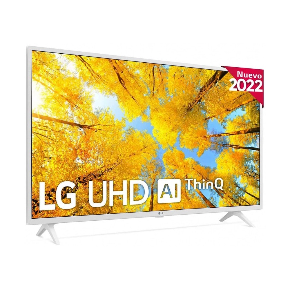 TELEVISOR LG 43" (108CM) 4K UHD BLANCO SMARTTV WEBOS 22 CONTROL VOZ, ASISTENTE DE GOOGLE Y ALEXA INTEGRADO, F